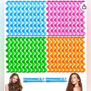 42 pieces heatless wave hair curler
